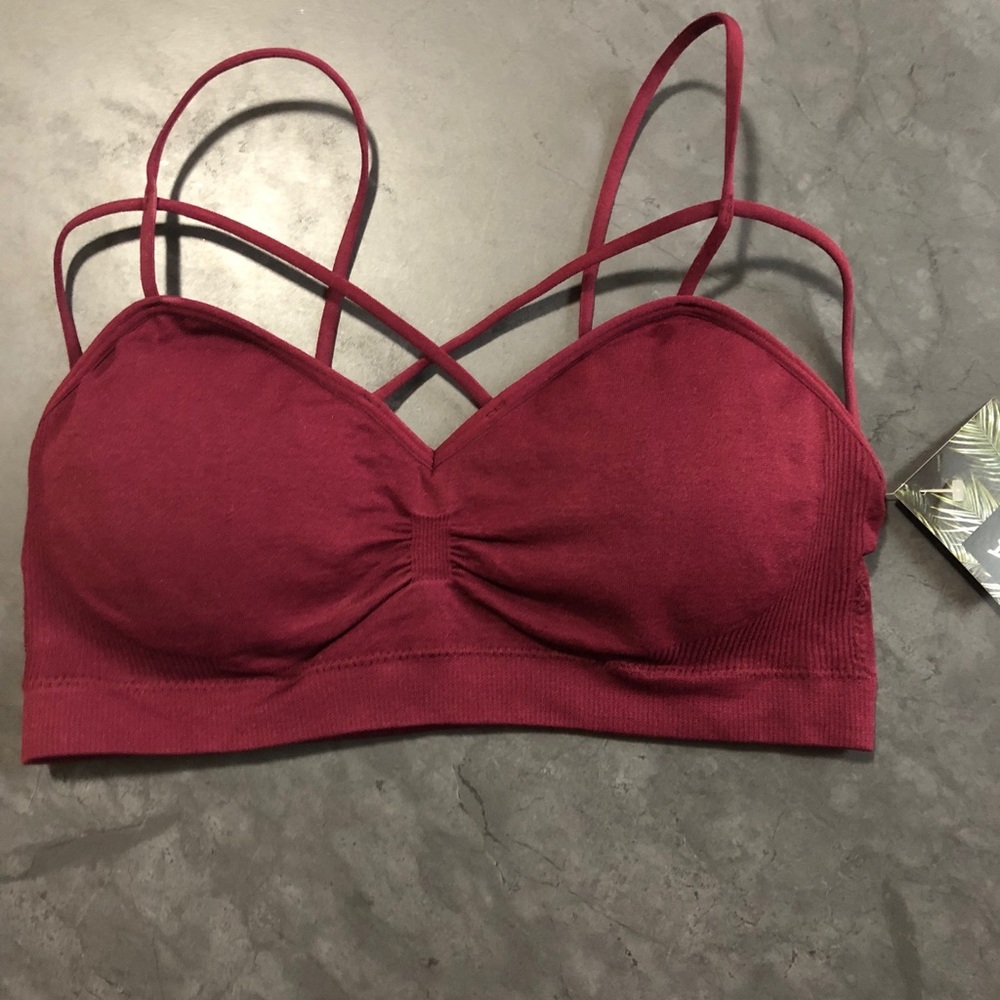 Bralet / Bra Maroon